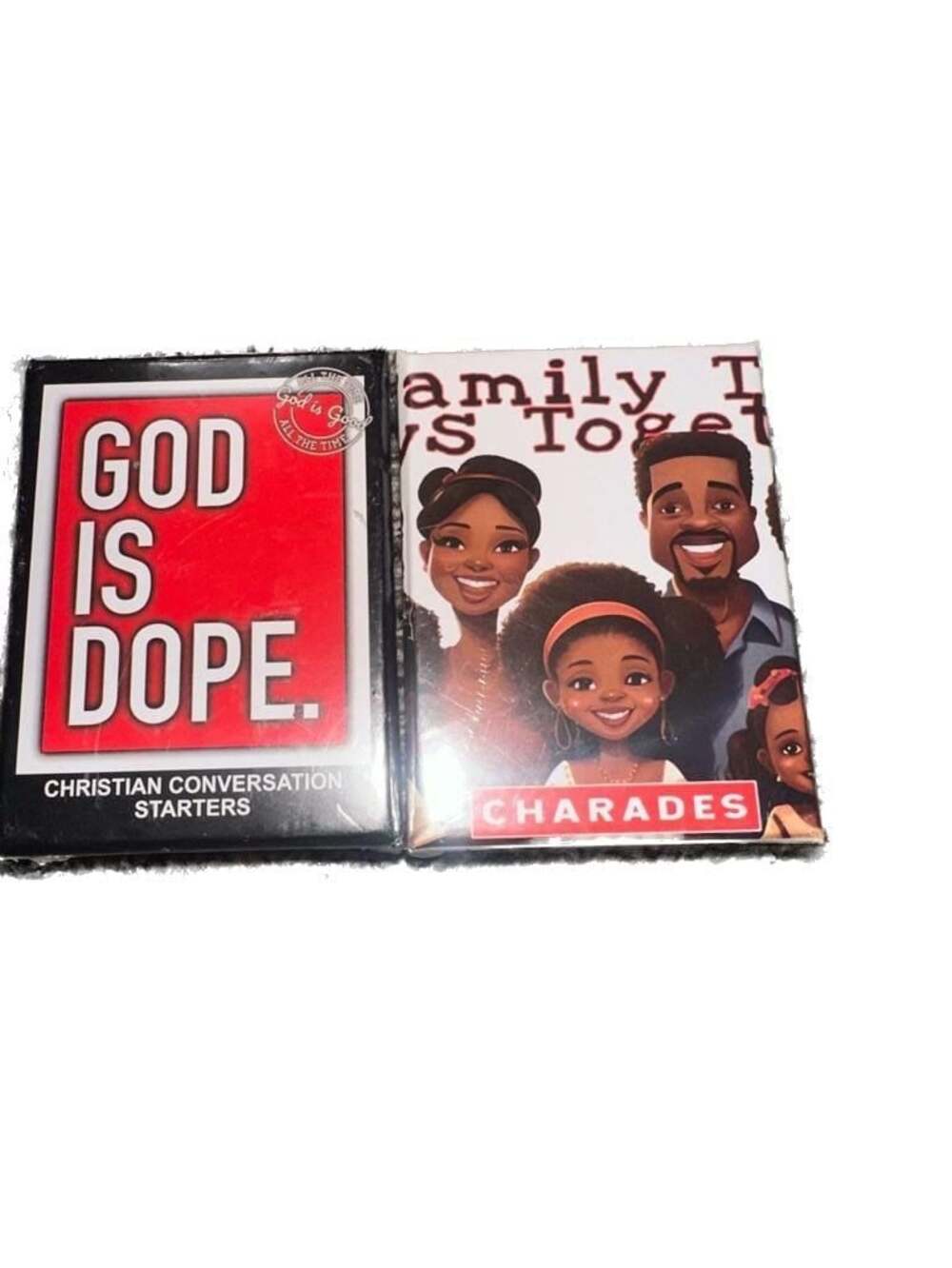 Black Owned Games Bundle: God Is Dope Christian Conversation Starters & Family T